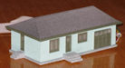 Download the .stl file and 3D Print your own House with Garage Door HO scale model for your model train set.